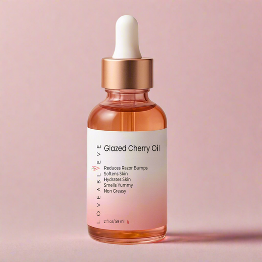 Glazed Cherry Oil for razor bumps loveable eve