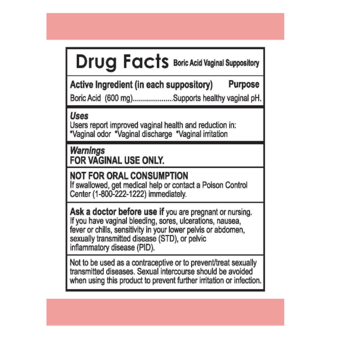 Cherry Balance - Loveabl' Eve Boric Acid Suppositories - best feminine wash - best boric acid suppositories