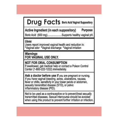Cherry Balance - Loveabl' Eve Boric Acid Suppositories - best feminine wash - best boric acid suppositories